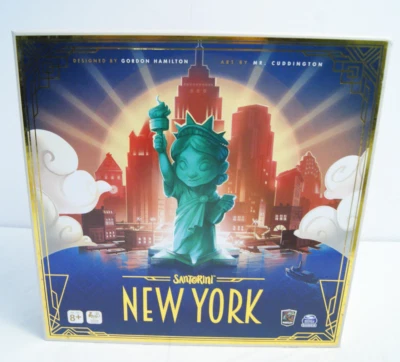 NEW Santorini New York Board Game Family Building Spin Master Box DAMAGE SEALED - Image 1 of 3