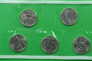 2003-P Stempelglanz US Qts IL,AL,ME,MO,AR Orginal Cellophane Packing (5 Coins) - Bild 1 von 1