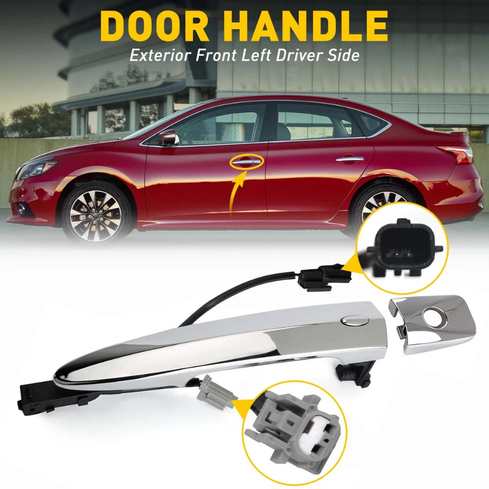 Manija de puerta delantera izquierda 806469N00A conductor para Nissan Leaf Máxima Murano Sentra H Foto 1 de 4