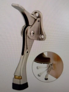 Pedal Kick Down Door Stop Stopper Easy Step Premium Quality Aluminum Rubber qty2 - Picture 1 of 3