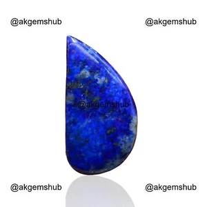 40.00 Cts Natural Lapis Lazuli Gemstone Astrology Cabochon 38x19x5 mm - Picture 1 of 12