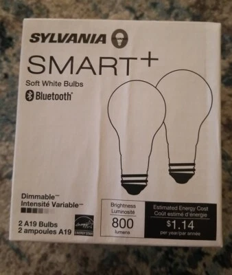 SYLVANIA Smart+ A19 Soft White Bulbs  Bluetooth Brightness 800 Lumens LED Bulbs  - Image 1 of 4