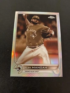2022 TOPPS CHROME ALEK MANOAH #36 SEPIA REFRACTOR TORONTO BLUE JAYS - Picture 1 of 2