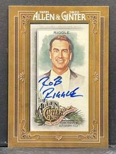 Rob Riggle 2022 Topps Allen & Ginter Mini Framed On-Card Auto Comedian Actor