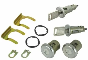 Keyed Alike Ignition Door & Trunk Lock Set 1970-1973 Firebird and Trans AM - Picture 1 of 3