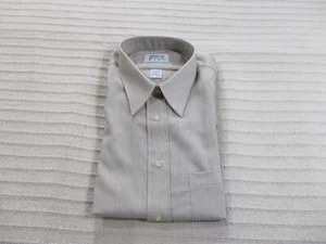 Camisa Arrow Kent Para Hombre 17 34/35 Marrón Abotonada Manga Larga Cuello Poliéster - Imagen 1 de 10