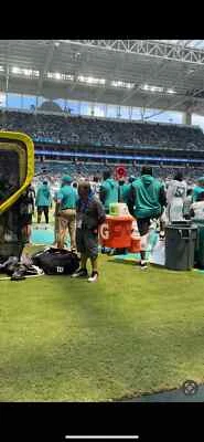 1 NFL SIDELINE FIELD ACCESS PASSES NEW ENGLAND PATRIOTS VS MIAMI DOLPHINS SW!!! - Image 1 of 4