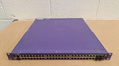 Extreme Networks X480-48t 48 Port Gigabit 1G Ethernet Switch Layer 3 16301 Stack - Image 1 of 3