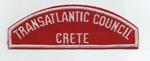Transatlantic Council, Crete RWS Red & White Strip, Mint! - Picture 1 of 1