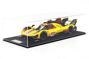 New LOOKSMART FERRARI 499P 3.0L TURBO V6 2024 1:12 Model Car Yellow LS1212 KidBX - Picture 1 of 4