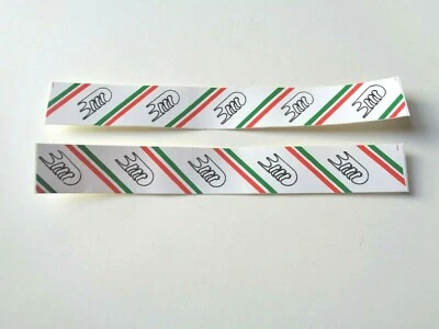*NOS Vintage 1980s 3ttt Italian flag tre-colore handlebar tape decals (pair)*  - Image 1 of 2