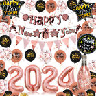 New Years Eve Party Supplies 2024 Party Decoration Kits Black Gold Party