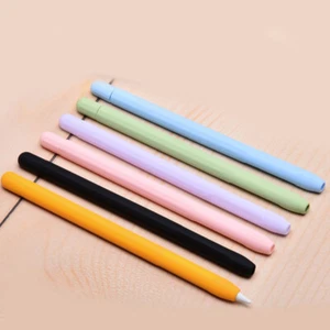 Custodia In Silicone Per Apple Pencil 1A E 2A Generazione Cover Morbida Con + - Picture 1 of 17