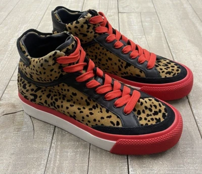 Nuevo en caja $295 Zapatillas altas Rag & Bone RB con estampado animal Talla: 36,5 (US 6,5) Foto 1 de 4