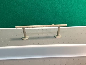 Marx 1950/60's Original Gray Plastic Western Town Hitching Post. - Picture 1 of 2