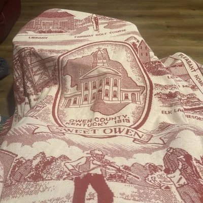 Tapiz del condado de Owen lanzar imágenes rojas y crema cosas que hacer en el condado de Owen Ky Foto 1 de 3