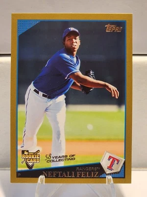 2009 Topps Updates & Highlights - Neftali Feliz #UH177 Gold /2009 (RC) - Image 1 of 2