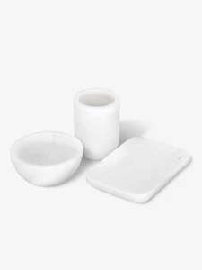 Supply Marble Accessories Set - Picture 1 of 6