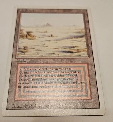 Magic: The Gathering Revised Edition Badlands SUPER Clean LP - Image 1 of 4