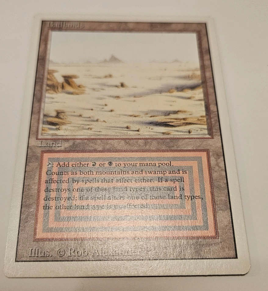 Magic: The Gathering Revised Edition Badlands SUPER Clean LP - Image 1 of 4