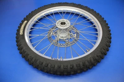 1993 93-98 KX250 KX125 KX500 roda dianteira aro centro raio cubo eixo rotor pneu - Imagem 1 de 4