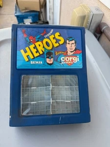 VINTAGE SPIDER-MAN CORGI JR. SUPER HEROES CASE BATMAN SUPERMAN - Picture 1 of 3
