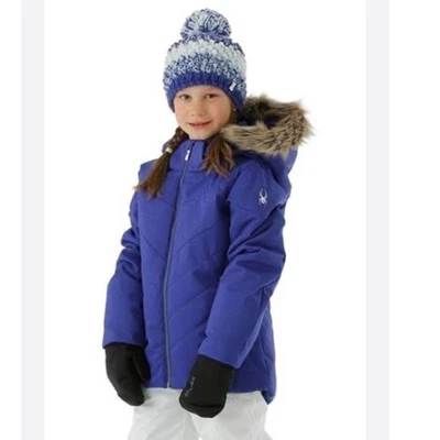 Jaqueta de inverno Spyder meninas Lola cintilante isolada tamanho 16 - Imagem 1 de 4