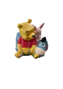 DISNEY Winnie The Pooh Eeyore & Piglet HERB GARDEN Ceramic Cookie Jar - Picture 1 of 22
