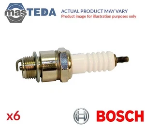 0 242 236 658 ENGINE SPARK PLUG SET PLUGS BOSCH 6PCS FOR JAGUAR XF,XJ 3.0 3L - Picture 1 of 4