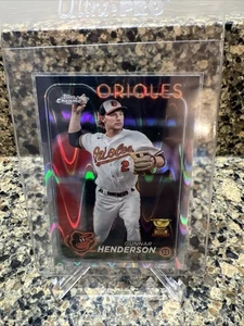 2024 Topps cromo - Gunnar Henderson #36 refractor RayWave - Imagen 1 de 2