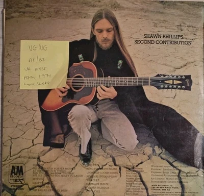 Shawn Phillips Second Contribution Vinyl Record VG/VG AMLS2006 1971 - Image 1 of 2