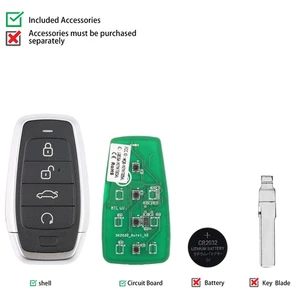 2022 AUTEL IKEYAT004EL Universal Smart Key AUTEL Independent Key with 4 Buttons - Picture 1 of 7