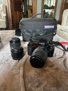 Canon EOS 10S Digital Camera Extra 3 Lens 70-210 Mm 50mm 35-80mm Case - Picture 1 of 12