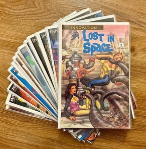 Lotto (17) LOST IN SPACE #1-16 + Annuale #2 FUMETTI INNOVAZIONE (1991) - Foto 1 di 3