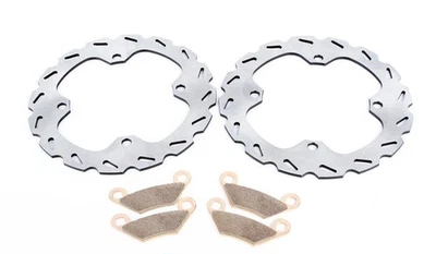 Polaris Sportsman X2 550 2010-14 dirección asistida eléctrica rotores de freno delanteros RipTide y pastillas de freno Foto 1 de 4