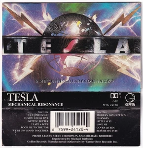 Tesla Mechanical Resonance Cassette 1986 1st Edition SR M5G 24120 - Picture 1 of 18