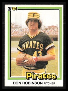 Don Robinson 1981 Donruss #375  Pittsburgh Pirates