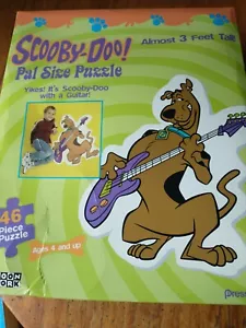 NOS Scooby-Doo Pal puzzle dimensioni con chitarra scatola 46 pezzi danneggiato - Foto 1 di 7