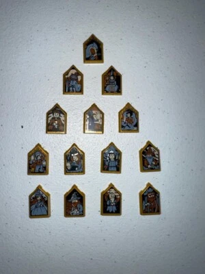 LEGO Harry Potter Collectible Pentagonal Tiles Complete Set of 14 Brand New! - Image 1 of 3