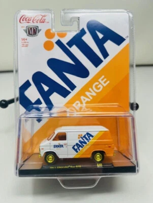 M2 Machines Gold Chase Fanta 1971 Chevrolet Van G10 1:64 Diecast - Sealed - - Image 1 of 3