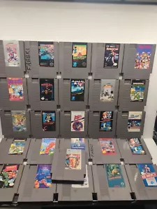 NES Game Lot Of 26 Mario Turtles Wrestling Rpg - Picture 1 of 8