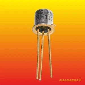 KC509 LOTE DE 2 TRANSISTORES NPN SILICONA CHAPADOS EN ORO 0.3W 0.1A - Imagen 1 de 2