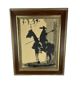 PABLO PICASSO TOROS Y TOREROS LITHOGRAPH 1959 VINTAGE MODERN IMPRESSIONIST - Picture 1 of 6