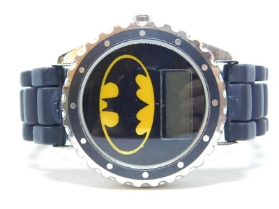 TM & DC Comics BAT4045 Batman Logo Quartz Digital Ladies Watch New Battery - Image 1 of 4