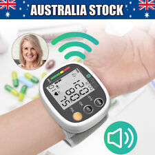 Automatic Black Wrist High Blood Pressure Monitor Machine Heart Rate Digital