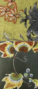 2 Kieko Tsurusawa Woodblock Prints "Fall Leaves" & “Tiger Lilly” Color Woodcuts - Picture 1 of 12