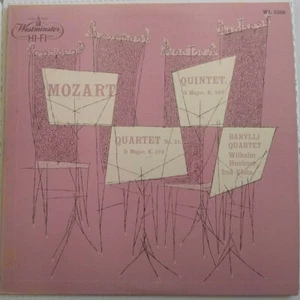 Westminster WL 5356 LP Barylli Quartet Mozart Wilhelm Huebner Near Mint - Picture 1 of 4
