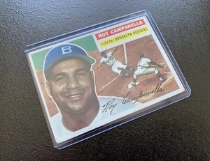 1956 Topps Roy Campanella #101 Brooklyn Dodgers Baseball Card - Picture 1 of 6