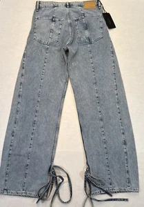 rag & bone Splice Barrel Jeans Women's Size 29 Alisha Zip Fly 5-Pocket $295 - Picture 1 of 14