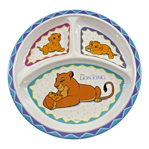 Disney The Lion King Divided Plate by Zak Designs – Simba & Nala – 8.5" Vintage - Picture 1 of 3